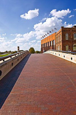 Photo of a bridge taken on Nikon's Landscape Mode. 