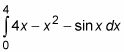 The integral of a function