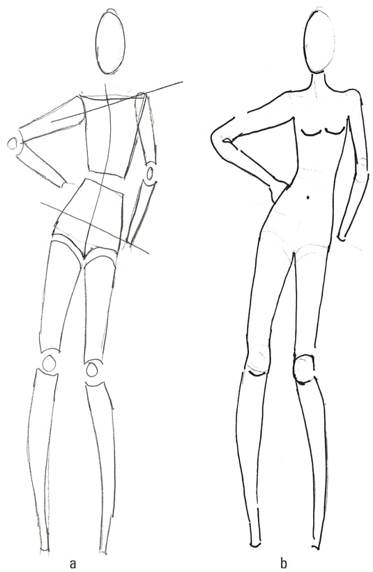 How to Draw a Basic Fashion Figure - dummies