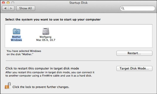 Switch between Your Mac OS X Windows Partitions - dummies