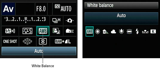 how to set custom white balance on canon 60d