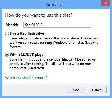 hur man kopierar en cd tillbaka windows 8