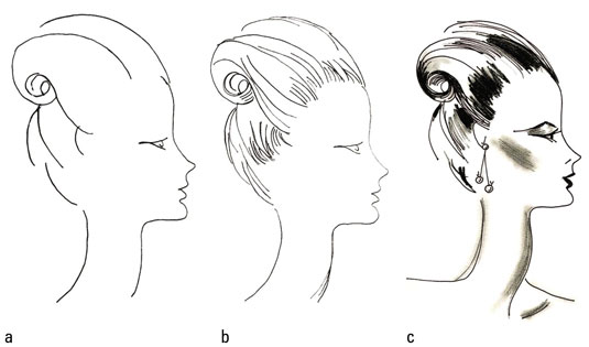 Create a formal updo.