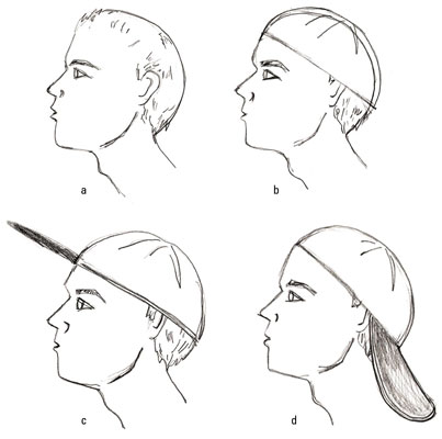 Draw the universal ball cap for all men.