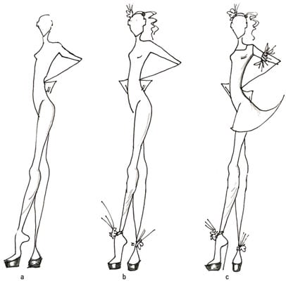 How to Illustrate Movement in Fashion Drawing - dummies