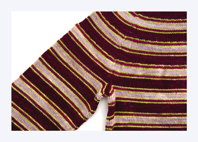 How to Knit a Stripe Yoke Turtleneck - dummies