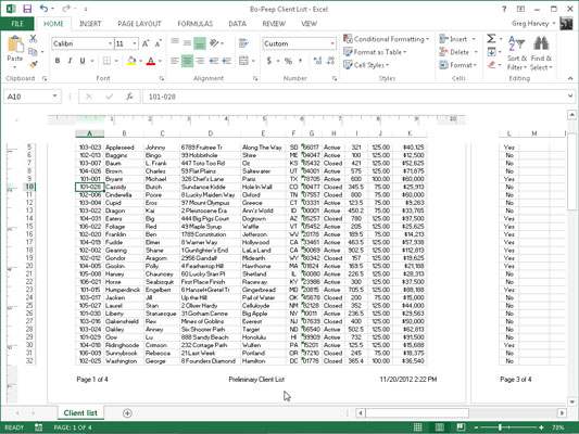 Make Your Own Customized Excel 13 Header Or Footer Dummies