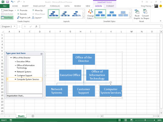 How To Make An Organizational Chart In Excel 2013