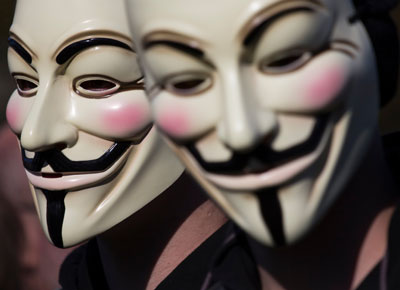 Guy Fawkes masks are a modern addition to the celebration.