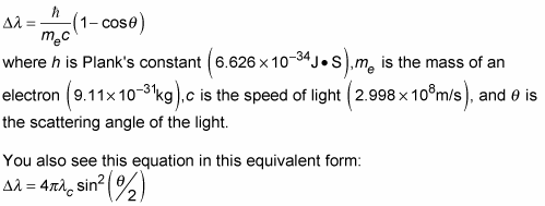 quantum physics equations