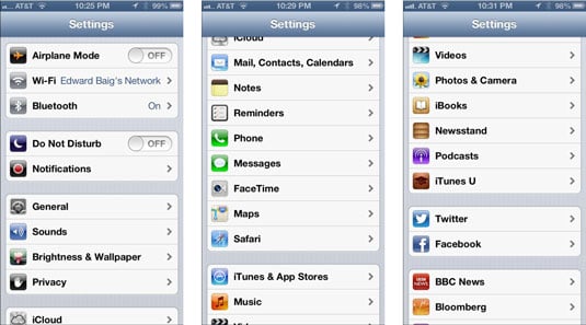 phone settings for international travel iphone