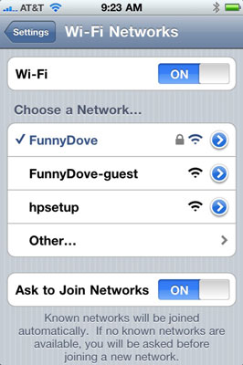 Check out your Wi-Fi options.