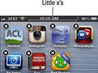 uninstall apps on iphone