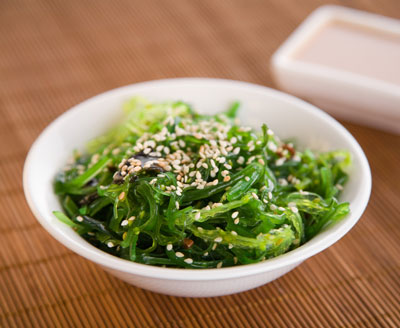 Another great sea vegetable, <i>wakame</i>, provides a salty taste that comes from a balance of sodium and other minerals from the sea.