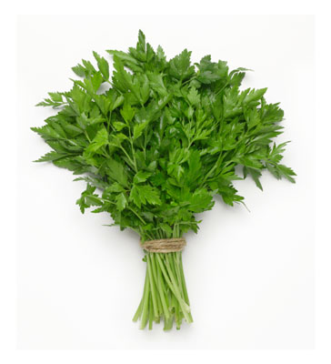 Parsley contains an antioxidant called <i>apigenin</i><i>,</i> which helps other antioxidants work better.
