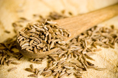 To help get rid of gas, try snacking on caraway seeds.