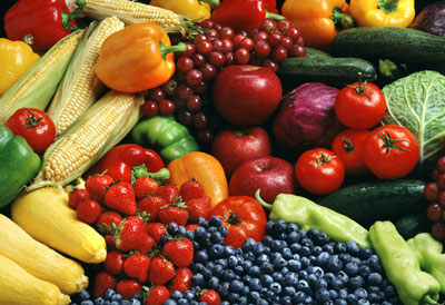 Fruits and vegetables