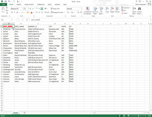 Position the cell cursor in a cell that contains the formatting that you want copied to another range of cells in the spreadsheet.