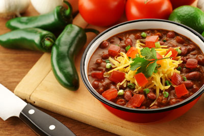 Hot and Spicy Vegetarian Chili