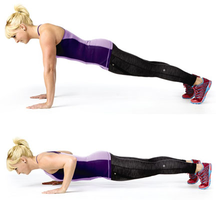 Traditional push-ups stick around the exercise circuit because they're a fantastic way to strengthen the upper body and build core strength.