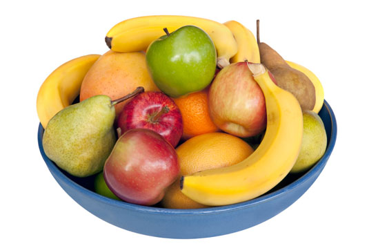 Keep a fruit bowl on your counter