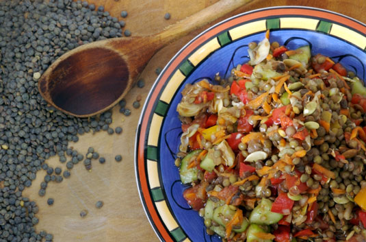 Mediterranean Lentil Salad