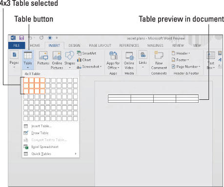 How To Make Chart In Word 2013