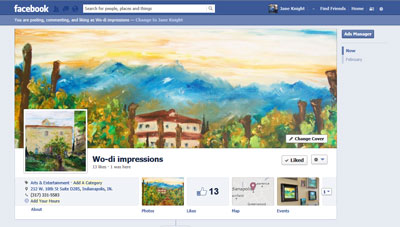 Log in to your Facebook account as your personal Profile.