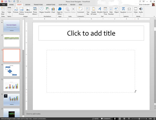 Draw the overall shape of the table by dragging the mouse to create a rectangular boundary for the table.