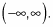 The domain of the function g(x) is negative infinite to infinite.