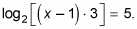 Using the product rule to solve a log equation.