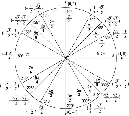 The whole unit circle.