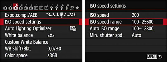 How To Expand The Iso Range On Your Canon Eos 6d Dummies