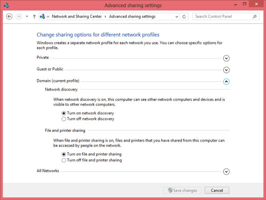 how to printer sharing in windows 8