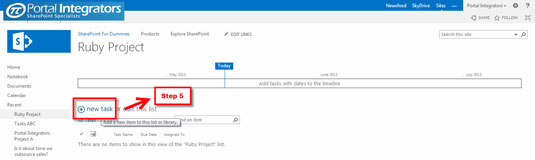 Sharepoint Gantt Chart View