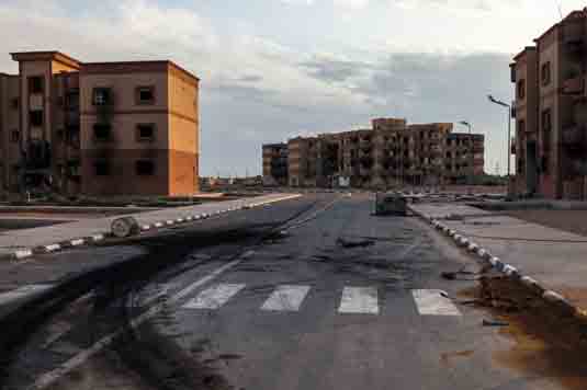 Some Libyan cities, such as Tawergha, are now ghost towns after the revolution. [Credit: ©Kari