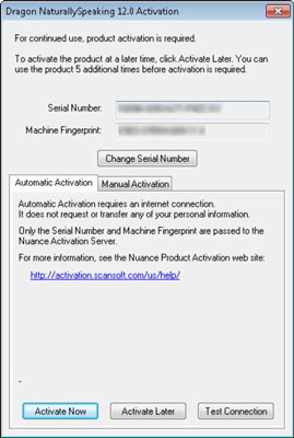 dragon naturallyspeaking 12 serial number