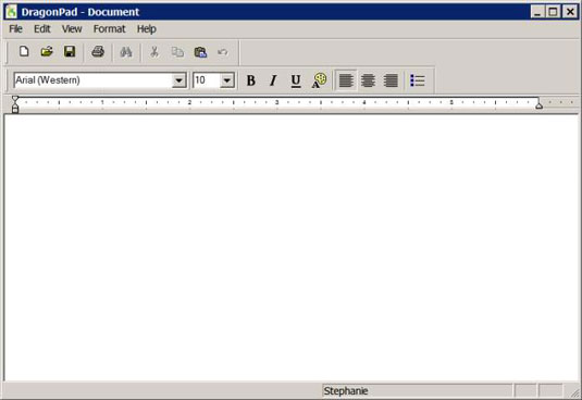 How To Use The Word Processor Naturallyspeaking Dragonpad