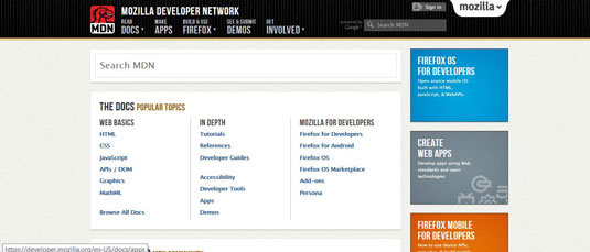 The Mozilla Developer Network is a giant repository of web development references and articles created by volunteers.