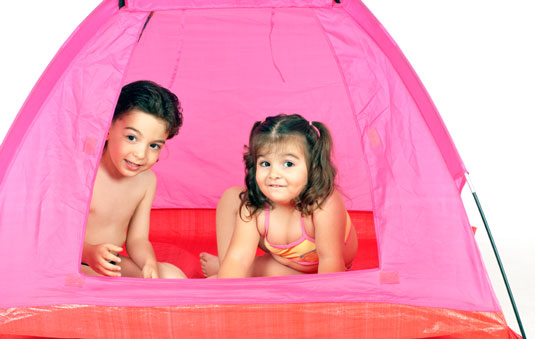 Re-purpose a soft baby play tent.