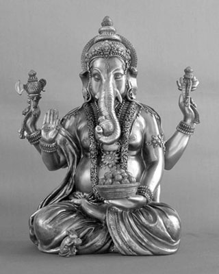 The Hindu god Ganesh.