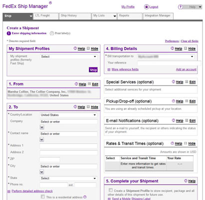 How To Ship Your Ebay Merchandise With The Fedex Ship Manager App Dummies