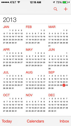 The 5 Views Of The Iphone 5 Calendar App Dummies