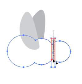 Use the Shape Builder tool to subtract from another shape.