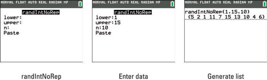 mental disk garage How to Generate Random Numbers on the TI-84 Plus - dummies