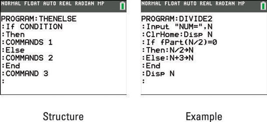 The If . . . Then . . . Else . . . End command