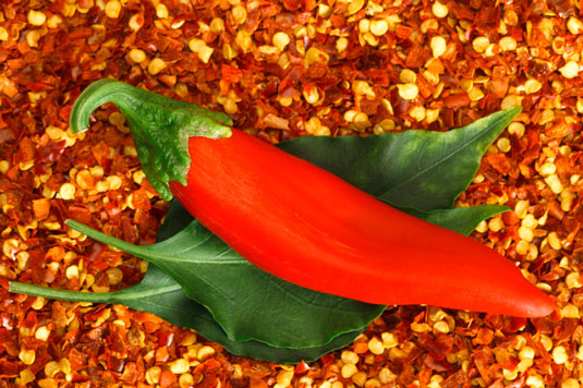 To really dial up the spice in your meal, add red pepper flakes.