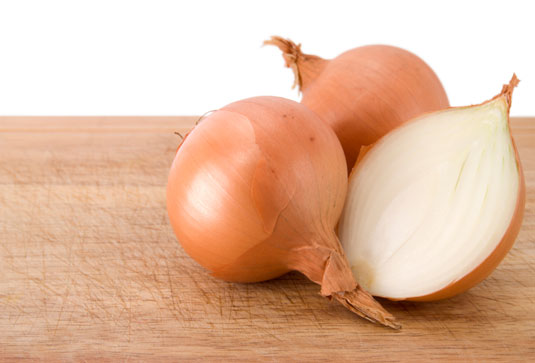 The Mediterranean people consume copious amounts of <i>onions</i> and garlic.