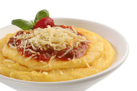 In the Mediterranean, a whole grain — <i>polenta</i> — is a traditional comfort food!