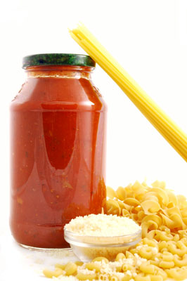 Pasta and pasta sauces and marinara sauces